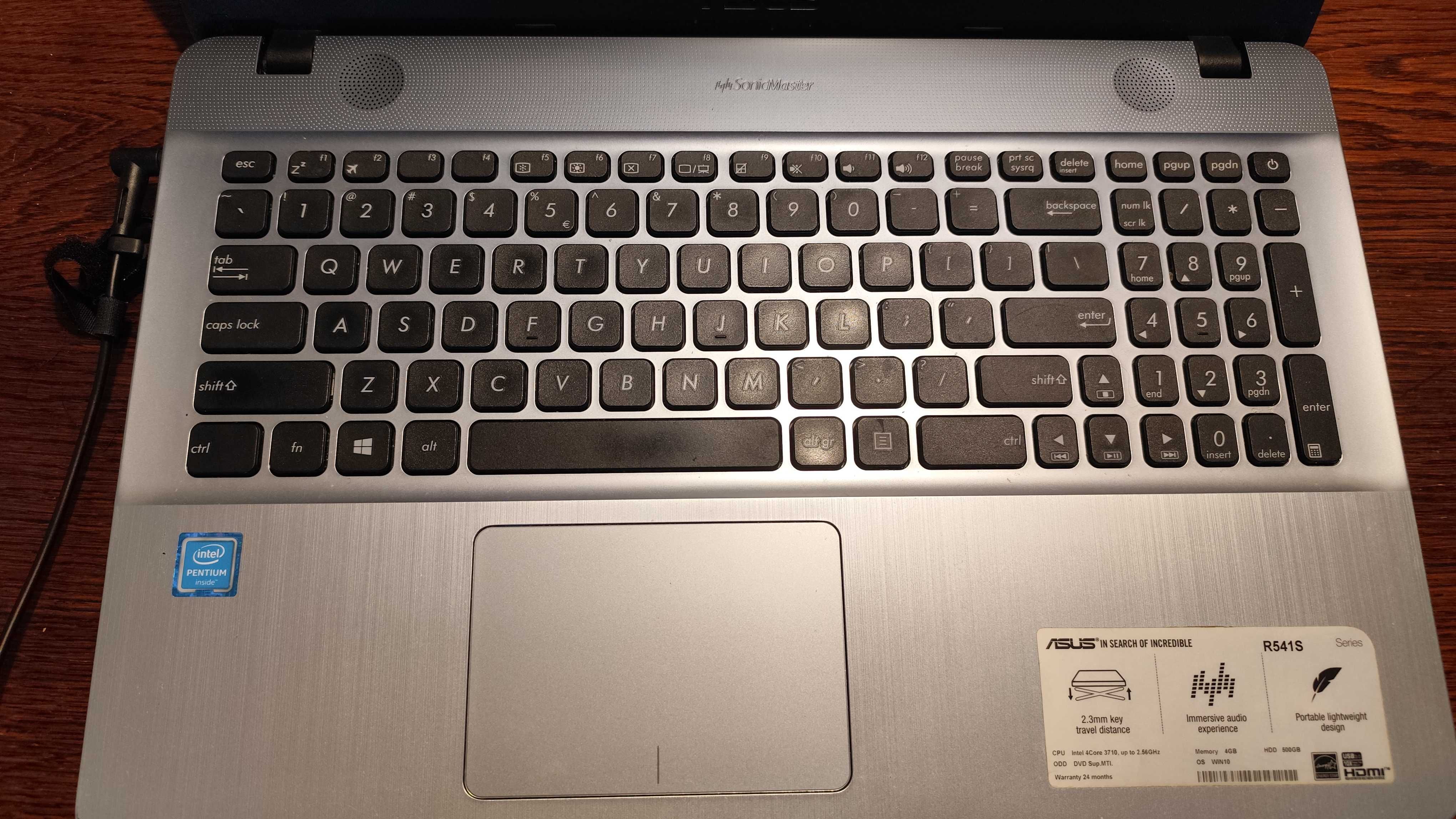 Asus X541SA (R541SA-XO389T) Intel N3710, RAM 4GB, HDD 500 GB - 15,6"