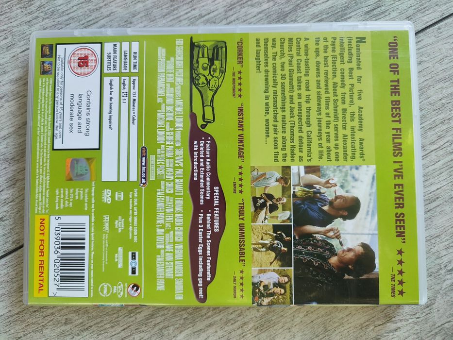 Dvd video sideways