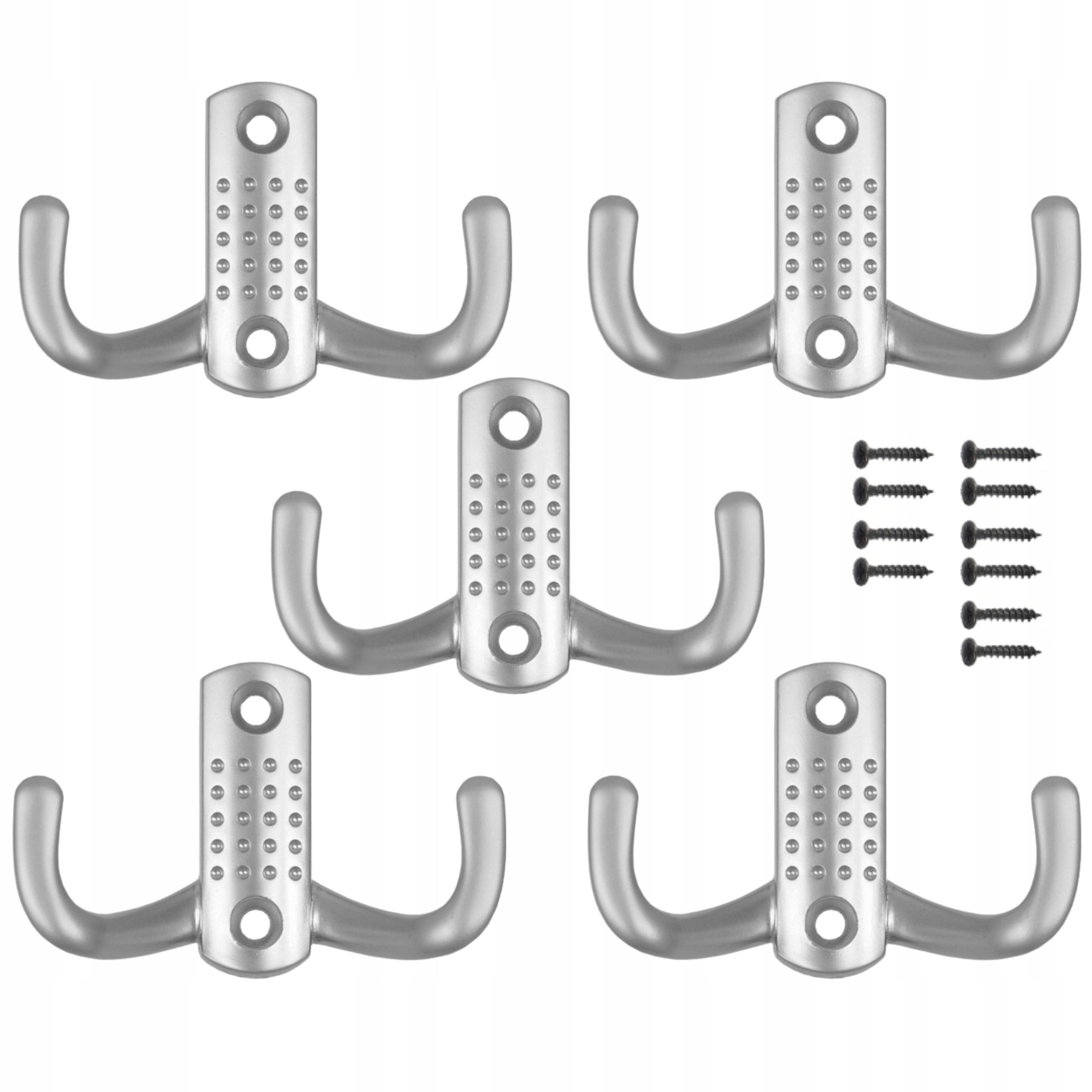 Wieszaki Meblowe Aluminium Haczyki Na Ubrania X3