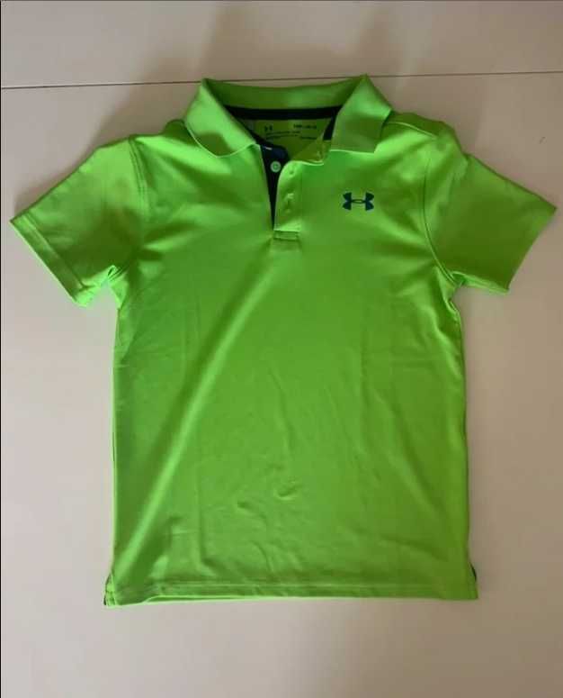 Polo Under Armour Verde Criança RO001 9-11 anos