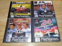 4 gry PSX Formula One 97, 98, 99, Le mans 24