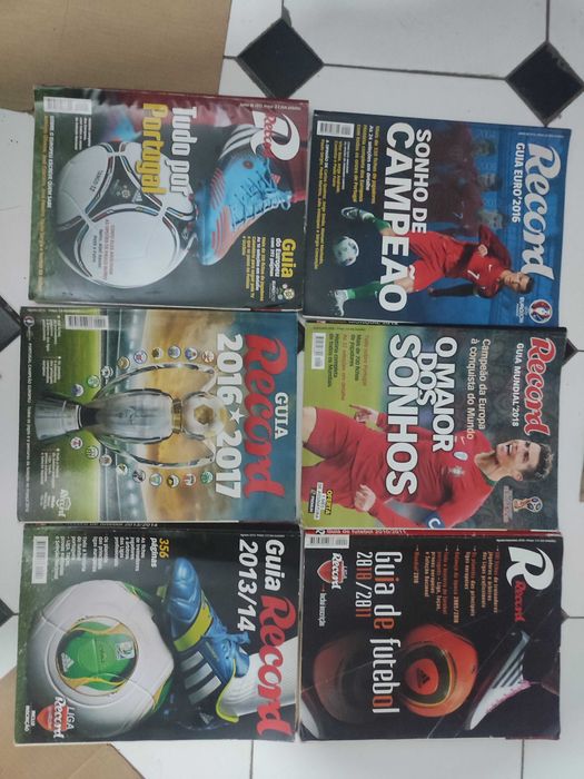 36 Revistas de Futebol Record