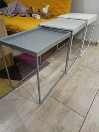 Komplet stolików IKEA Granboda 3 szt jak nowe metalowe