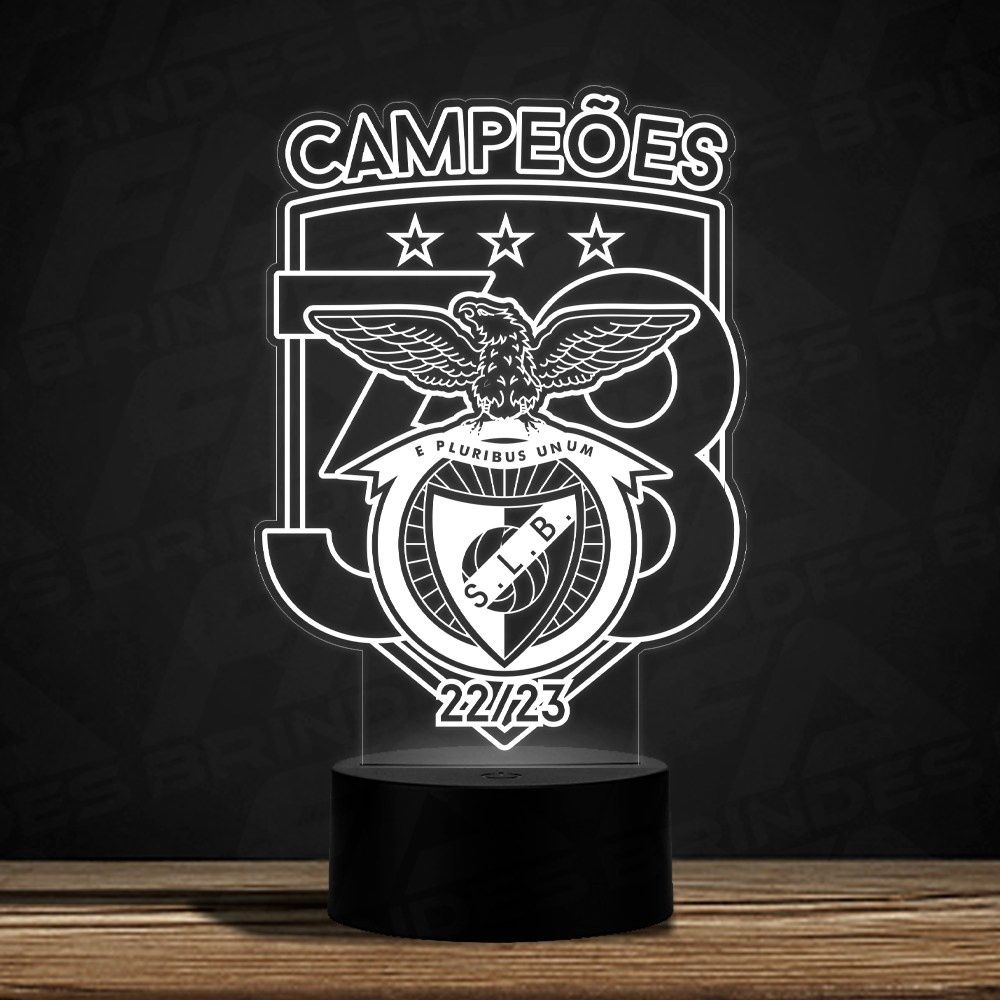 Candeeiro Led Benfica Campeão