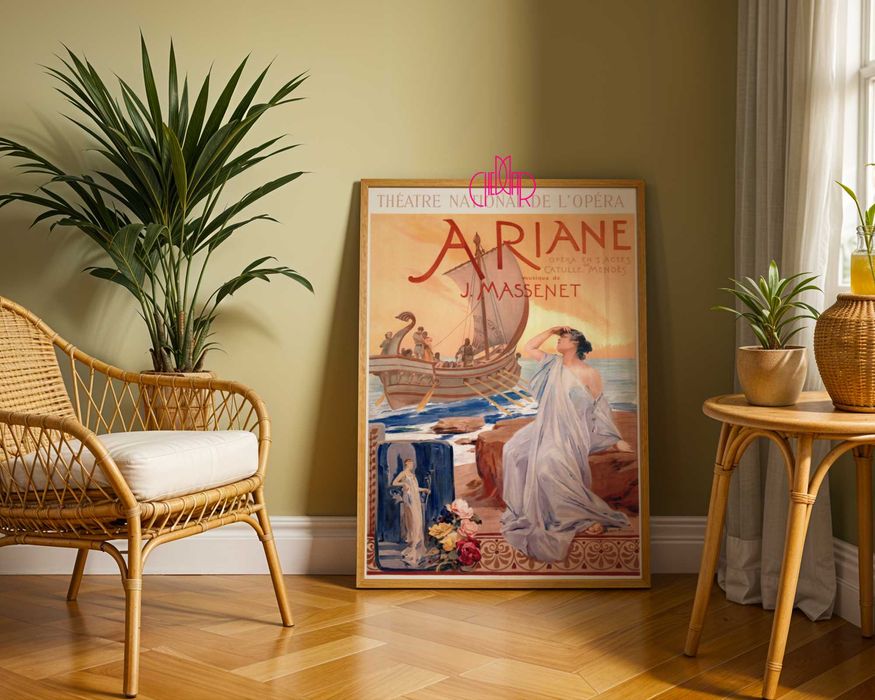 Plakat ,,Ariane – Teatr Narodowy La'Opera", Grecja, 40x50