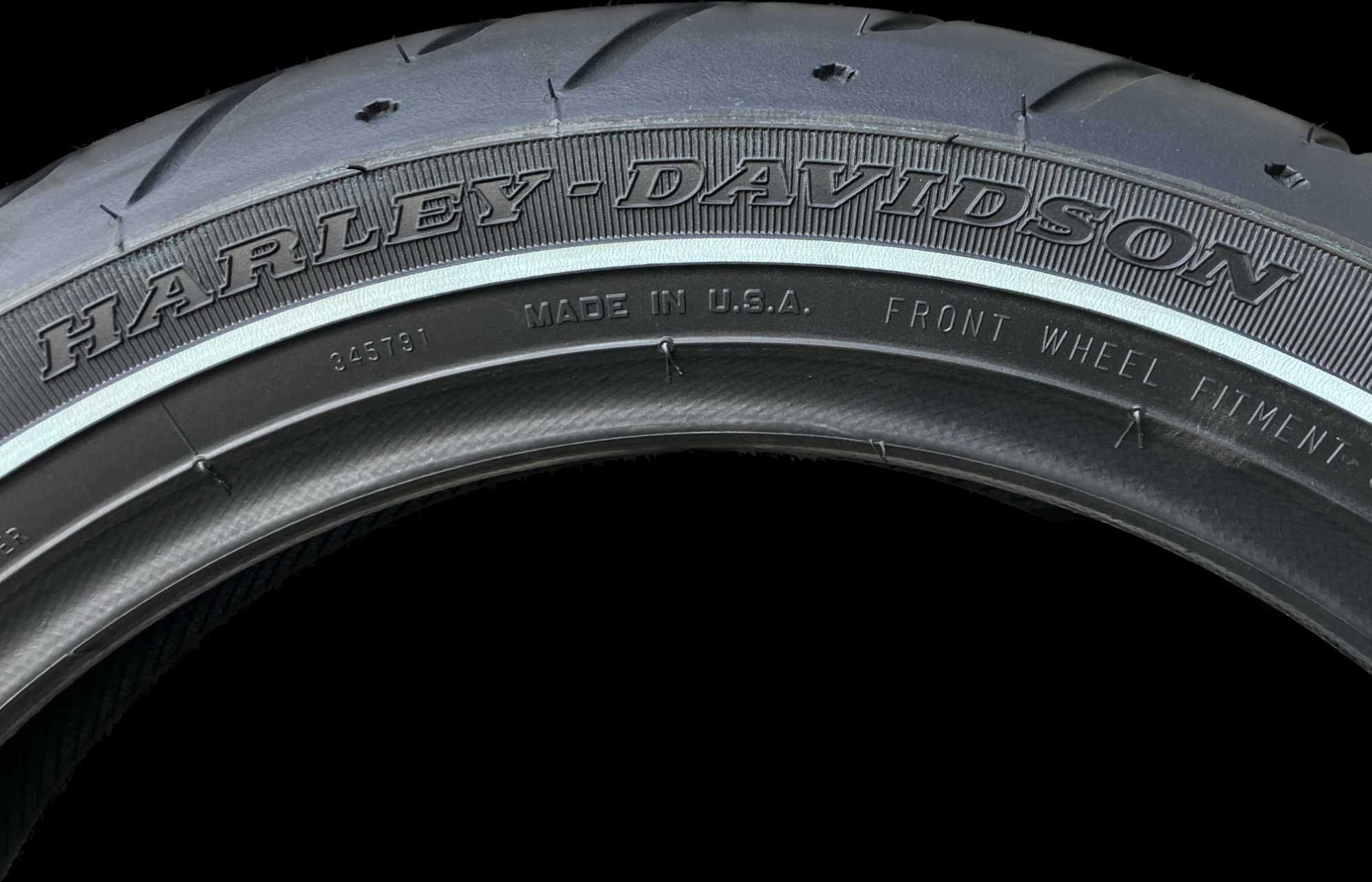 Dunlop D408F NW 130/80B17 65H TL HARLEY-DAVIDSON wąski biały pas