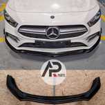 Mercedes W177 Classe A Lip Lamina Frontal Preto brilhante AMG