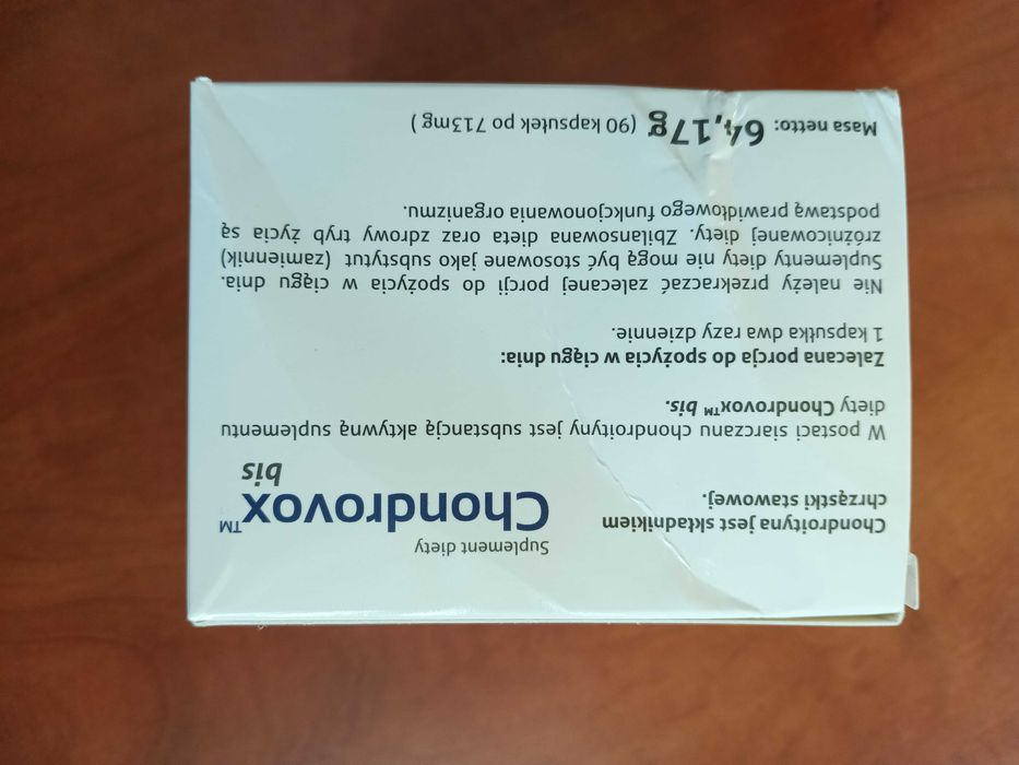 Chondrovox Bis 90 kapsułek zdrowe stawy