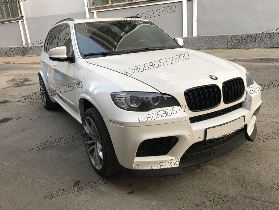 бмв е70 бмв е71 накладка на бампер губа bmw e70 e71 м пакет vorsteiner