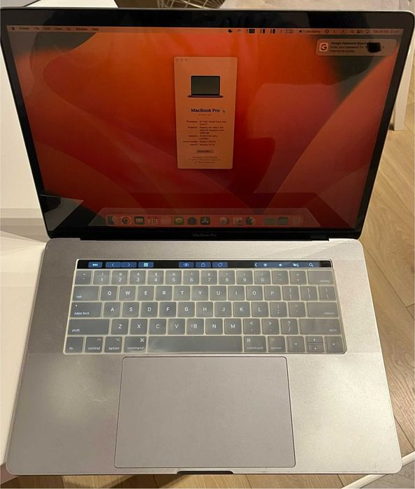MacBook Pro 15" • i7 3.1 GHz • 16GB/SSD 1TB • idealny do wideo