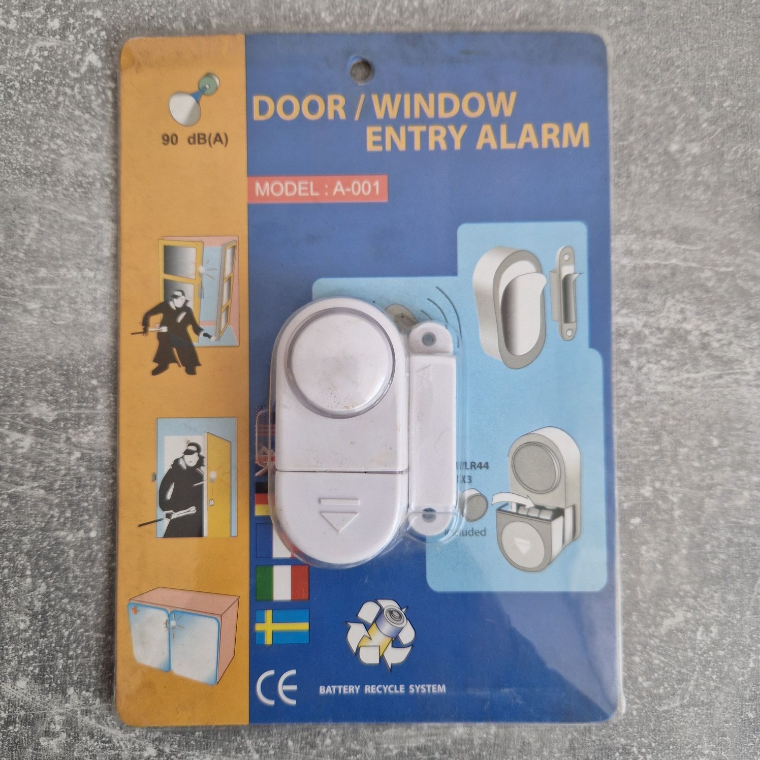 2x Alarm do drzwi lub okien