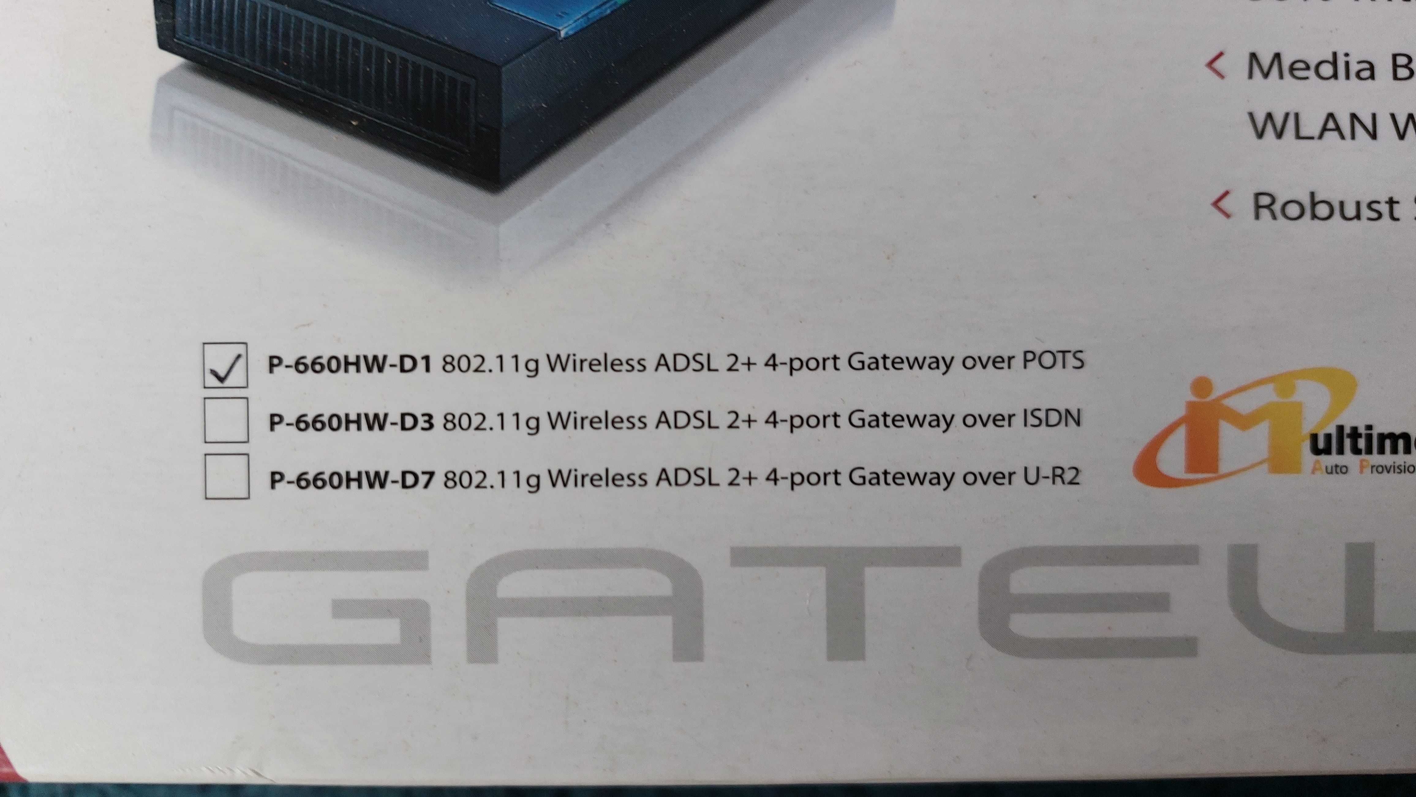 Router ZYXEL P-660HW 802.11G WIRELESS ADSL2/2+ 4-PORT GATEWAY