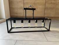 Żyrandol LED CRATE czarny Nowodvorski 15x76x42cm stal 9047