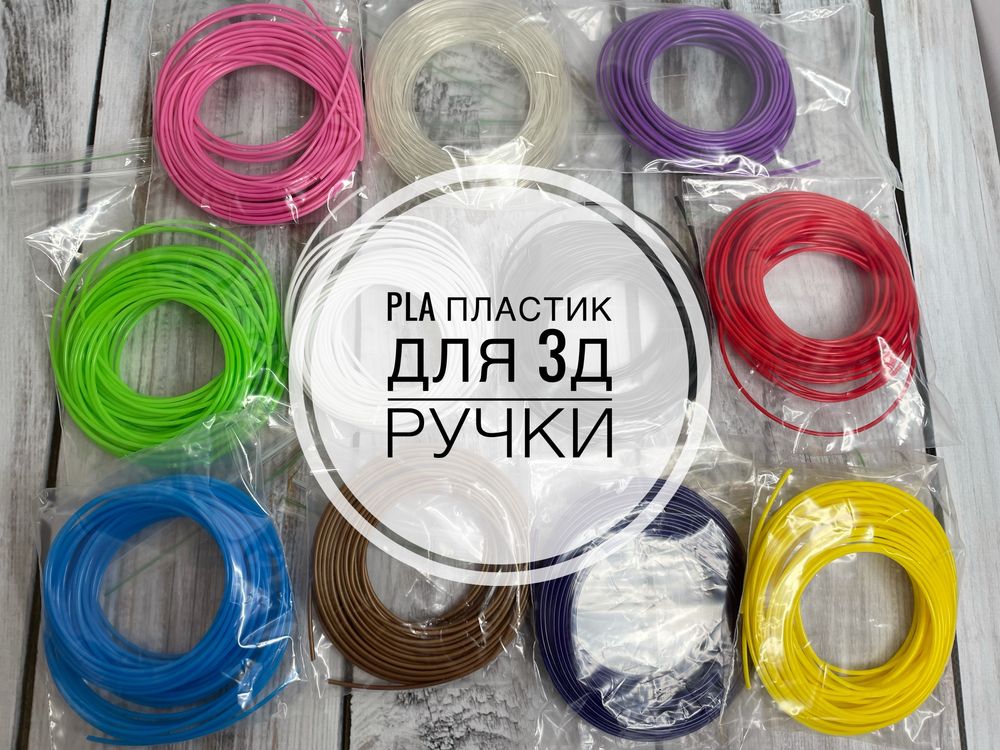 3Д ручка 3D pen3 трафареты + 100 м пластика PLA  только оригинал