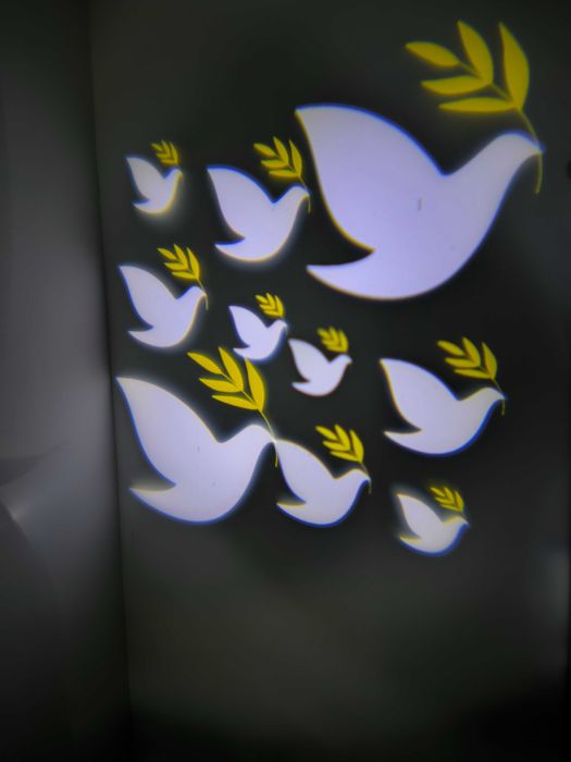 Projetor de imagens festivas