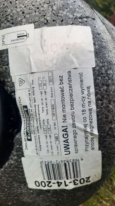 Bojler 140l CWU używany sprawny