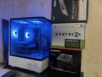 Новый игровой ПК RTX 5060ti , собирался 4 дня назад есть чеки