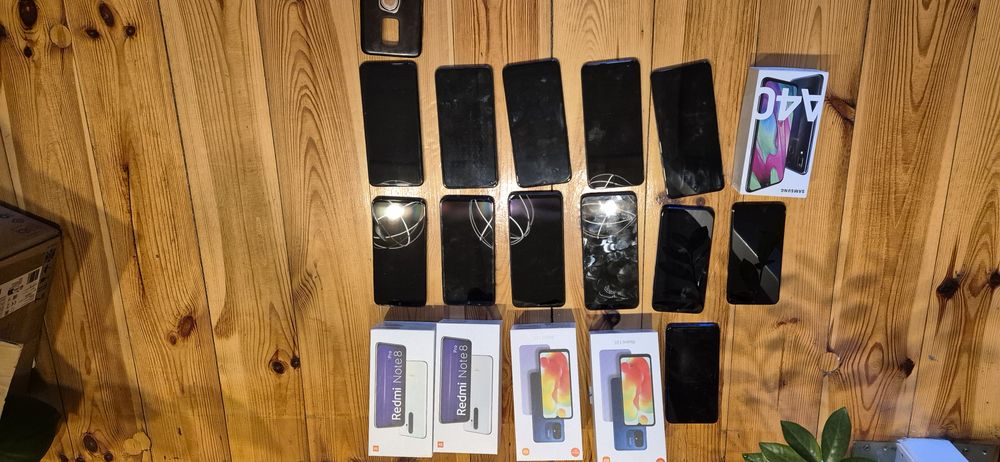 Redmi Note 9 pro, Note 8 pro, Samsung.Telefony po 200 zł.