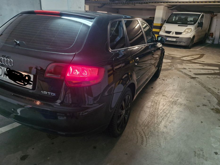 Audi a3 8p Sportback 1.9 TDI (140 KM] po mapie