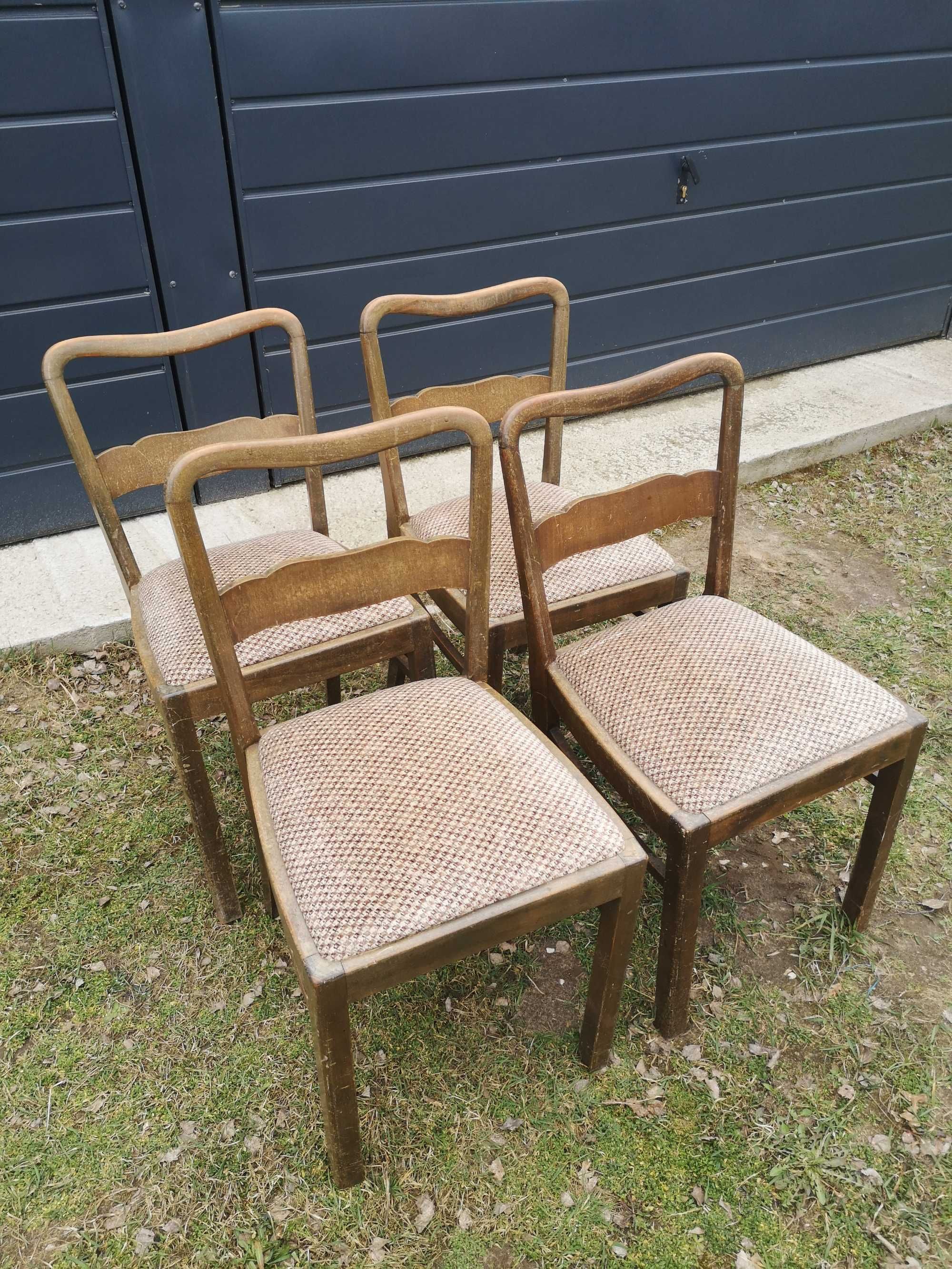 4 krzesła -Art Deco- PRL