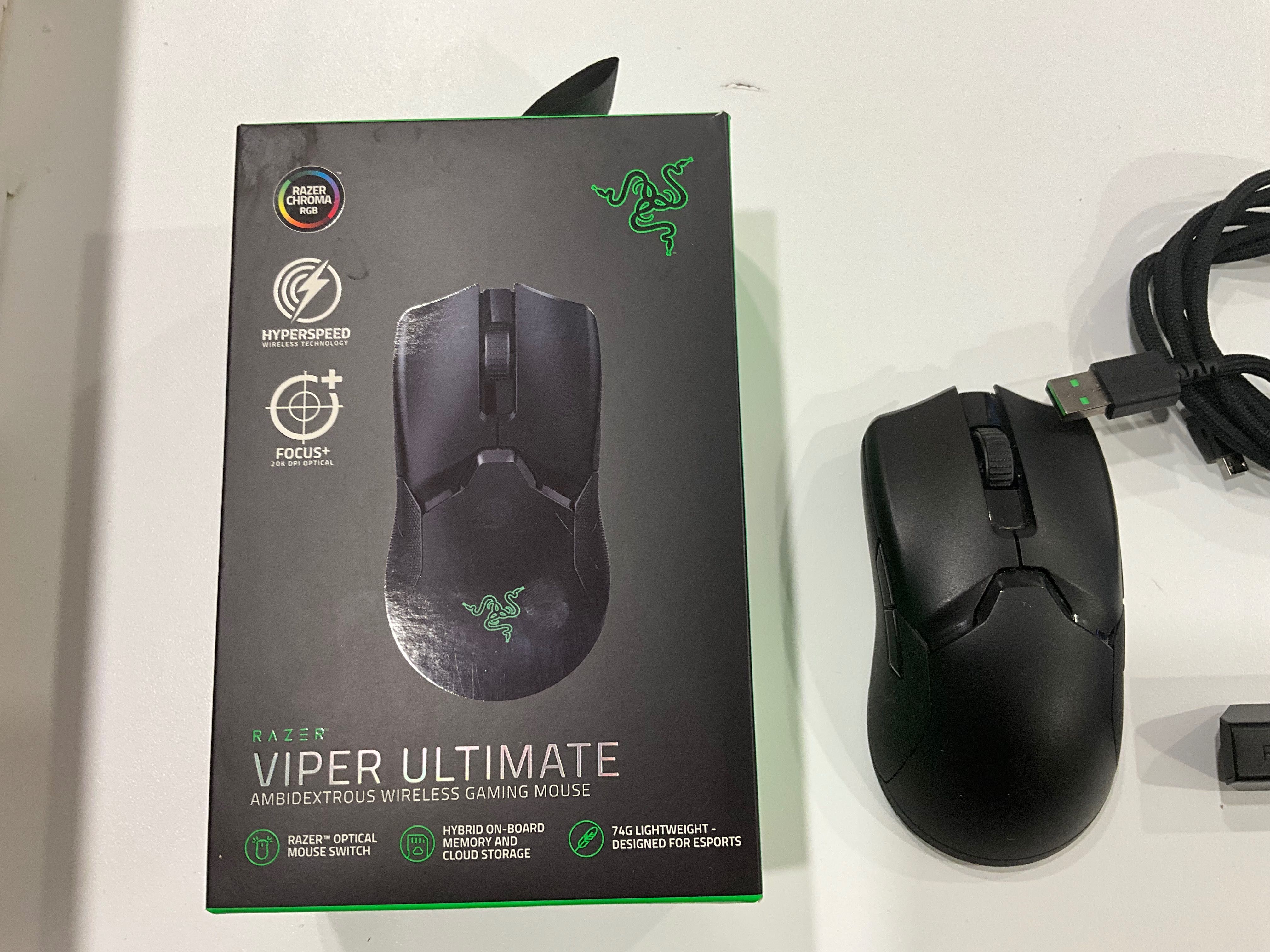 Myszka bezprzewodowa Razer Viper Ultimate Mause Dock