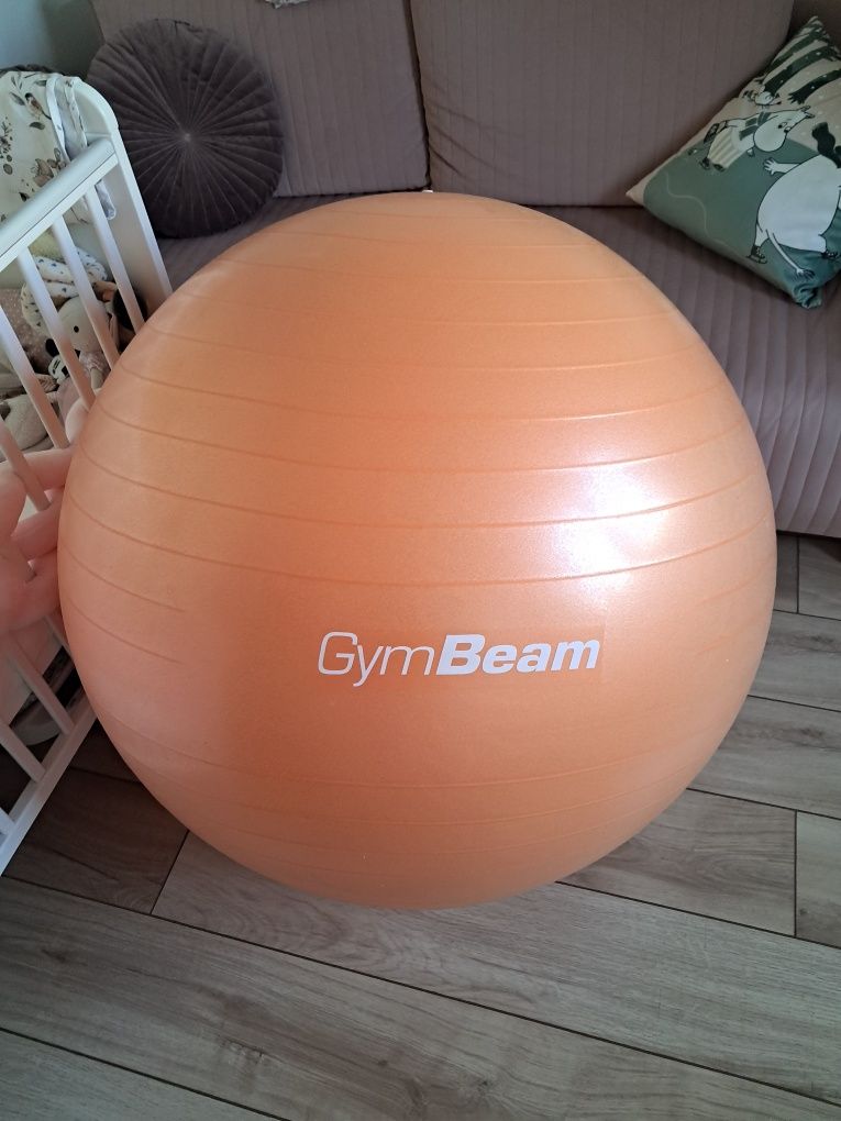 Piłka FitBall 85 cm, GymBeam, pomarańczowa