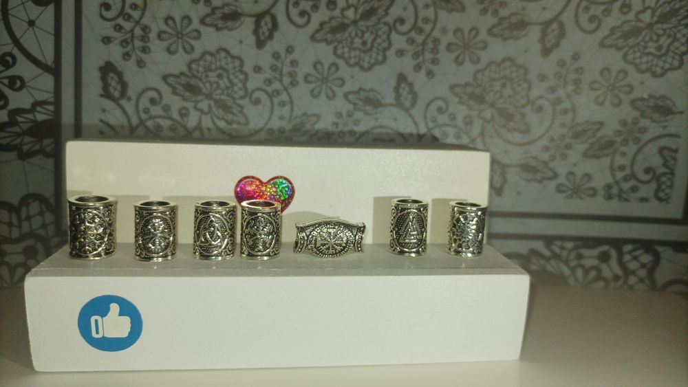 Бусини для браслету, бороди