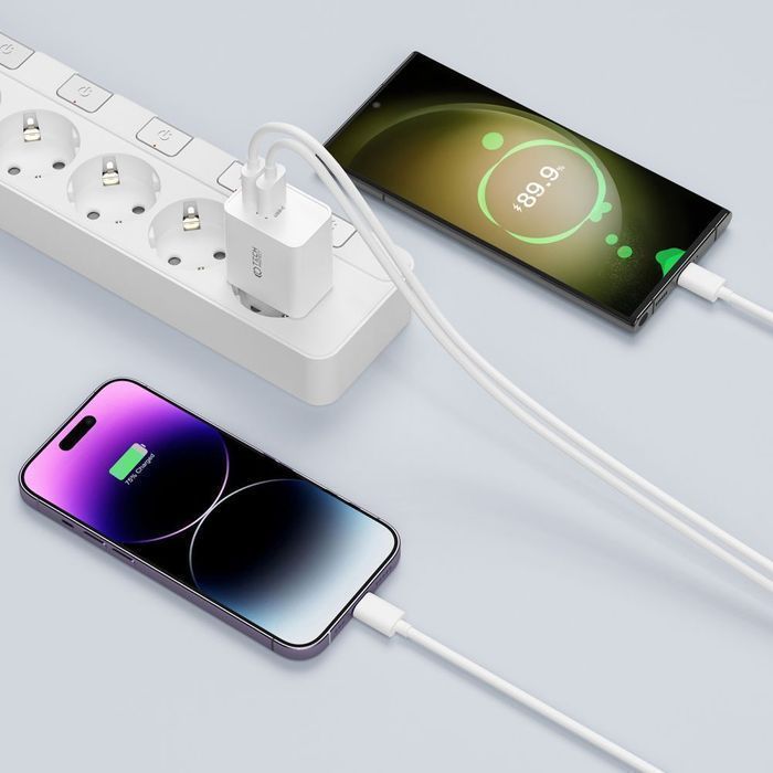 Ładowarka sieciowa Tech-Protect C35W + Kabel USB-C PD35W