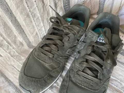 New Balance r.40 M: 996 WR996JB Sneakersy Khaki Oliwkowy Zielony Zamsz