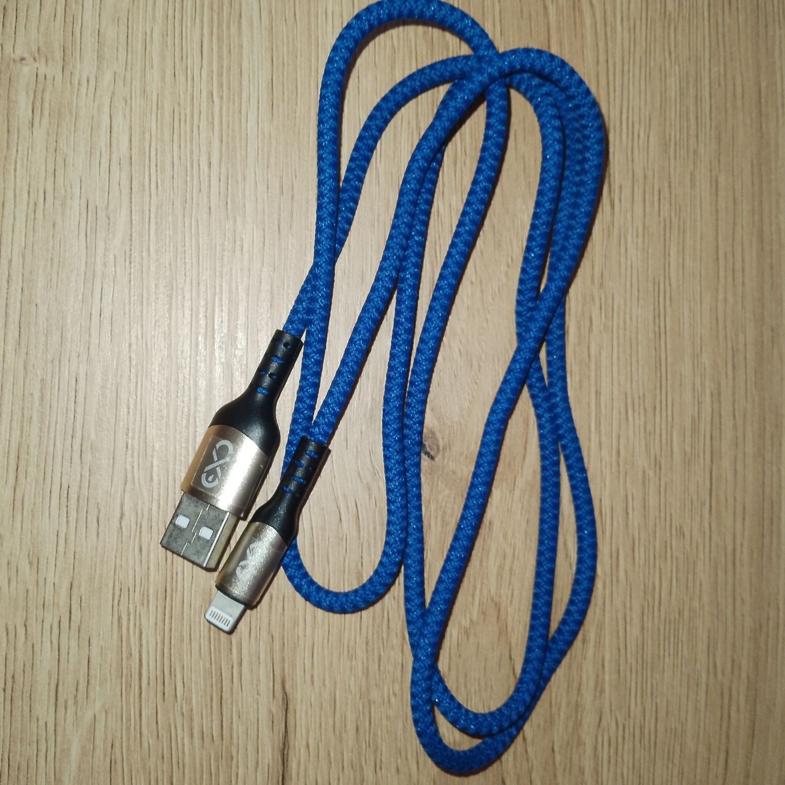 Kabel USB Lightning do iPhone, nylonowy oplot