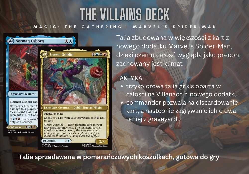 Magic the Gathering Commander | Spider-Man Norman Osborn Green Goblin