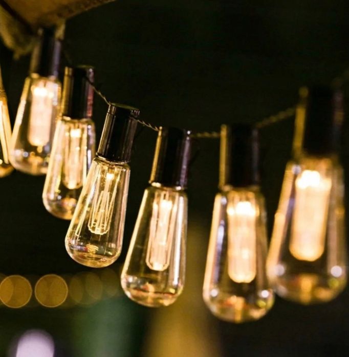 Girlanda Nowa Solarna Ogrodowa Lampki Solarne 20x Żarówka LED