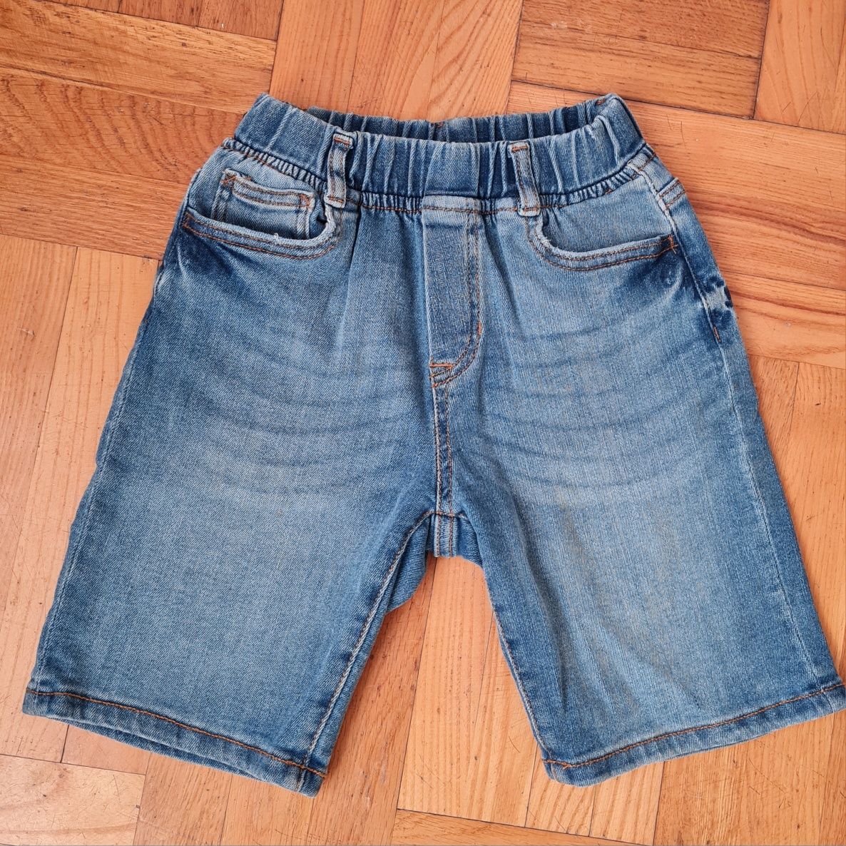 Шорты джинсовые на резинке Zara 122 7 лет