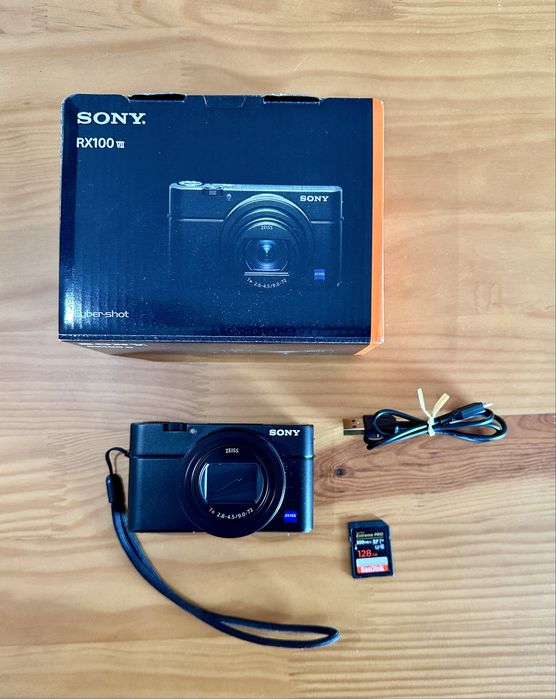 Sony RX100 VII (Mark 7) + Cartão SanDisk 128GB