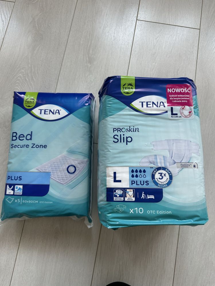 Tena pieluchomajtki  L i podkłady
