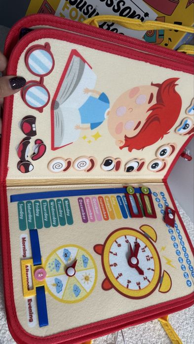 Nowe Montessori teczka edukacyjna tablica manipulacyjna