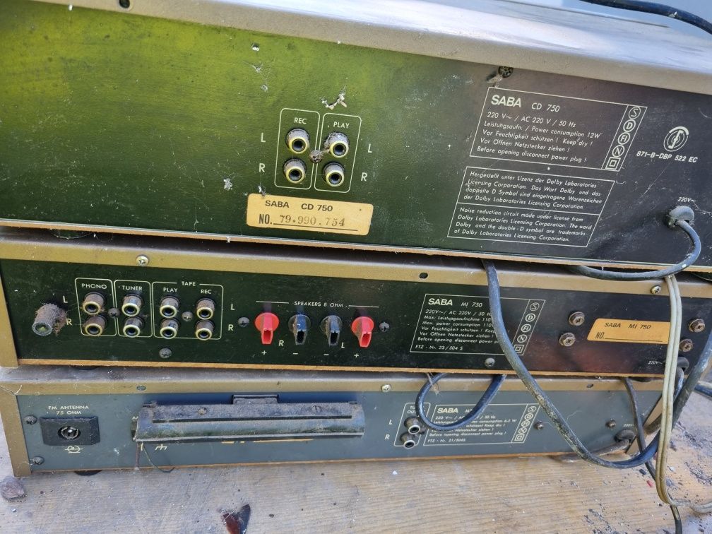 Wieża stero Saba 750 stare audio