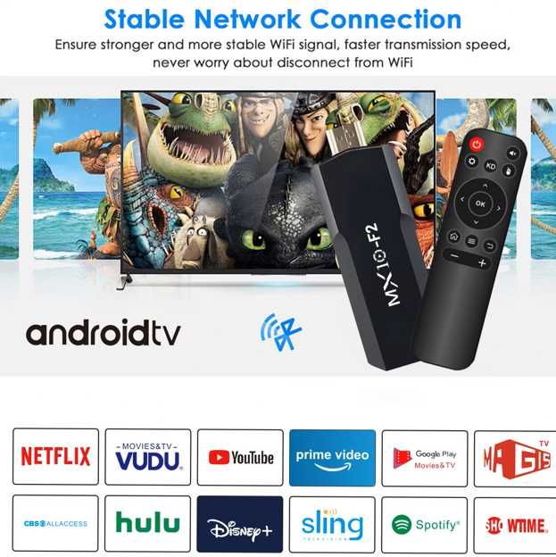 Android TV Box - SMART TV - Android 11 - WiFi - do telewizora - 7szt