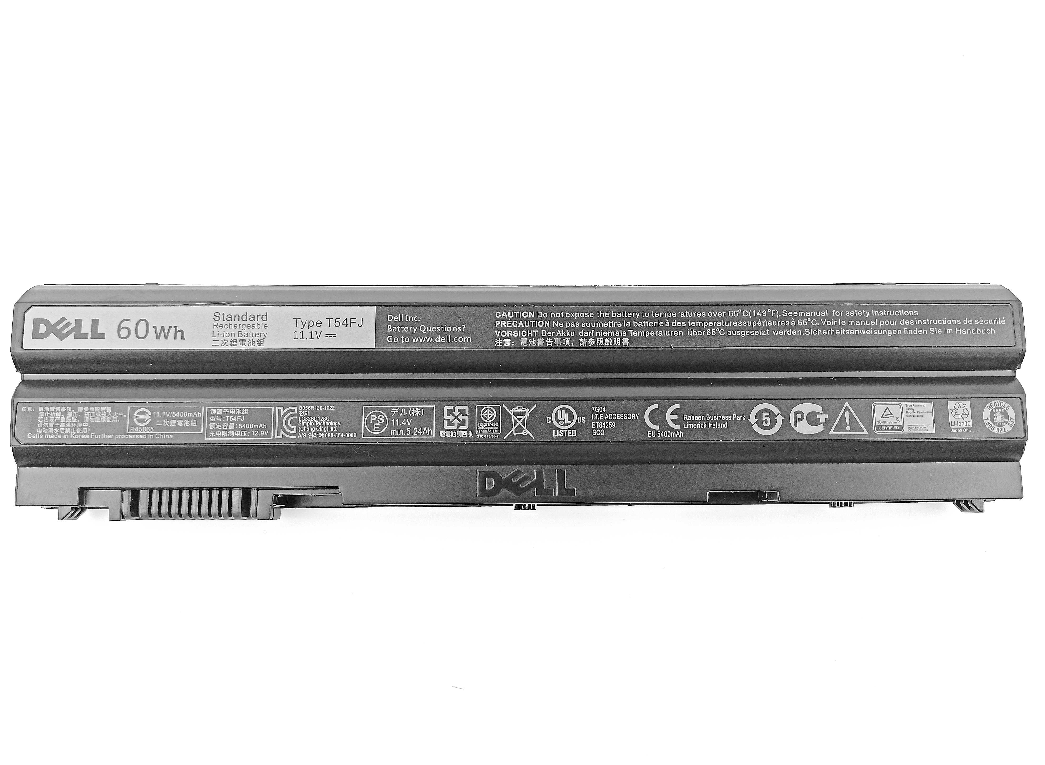 АКБ батарея T54FJ M5YOX для ноутбука Dell Latitude E5520 60Wh і 97Wh