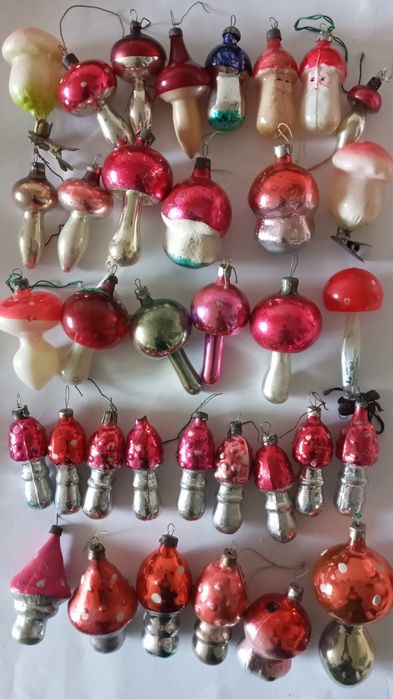 Елочные  игрушки  ссср  колокол  звезда