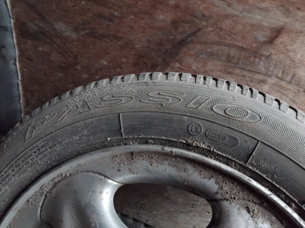 2szt opony alufelgi koła R14 4x100 do przyczepki Opel Corsa