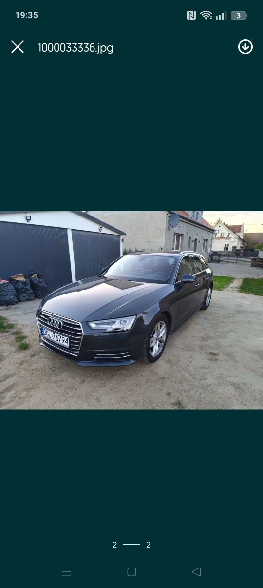 Audi A4 B9  2.0 TDI  FULL LED Virtual możliwość kupna bez felg 56000