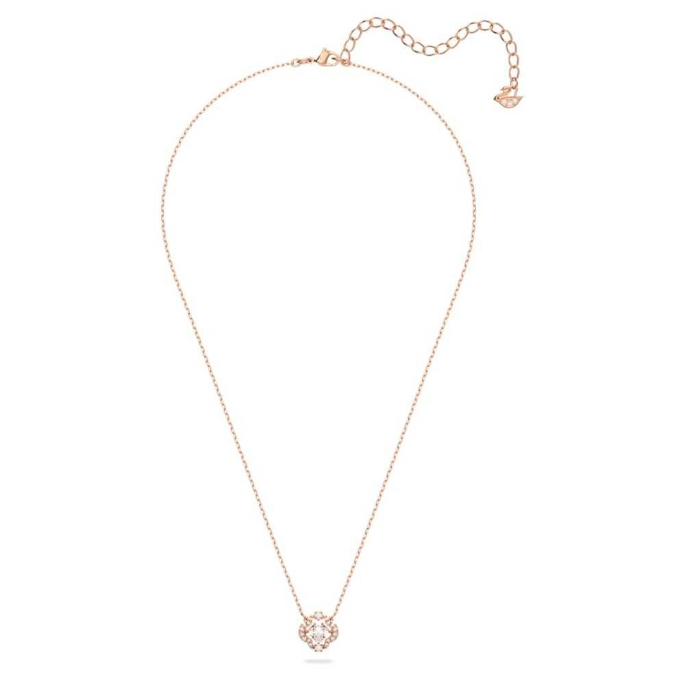 Naszyjnik Swarovski - Sparkling DC White, Rose Gold