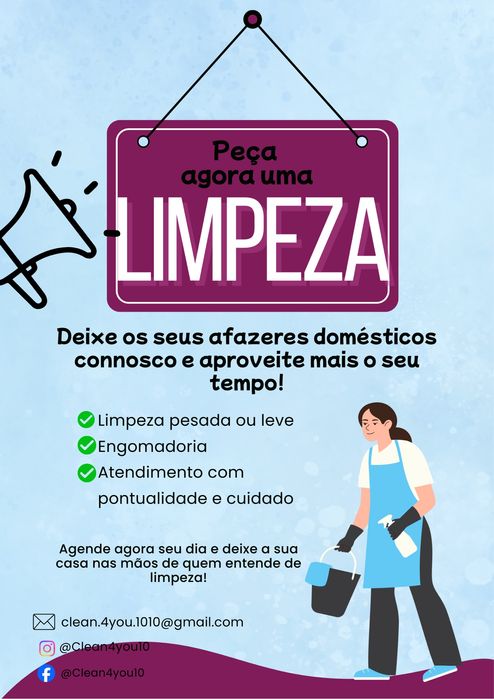Limpeza doméstica