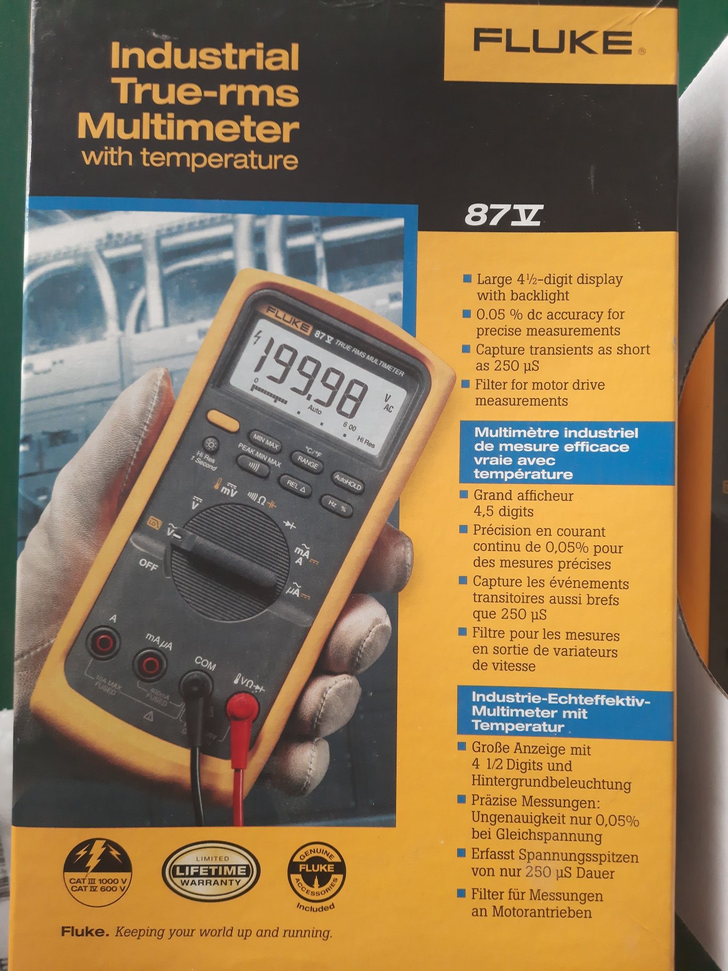 Multimetr przemyslowy Fluke 87V