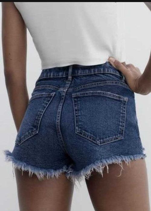 Стильные шорты джинсовые Zara, новые с бирками!