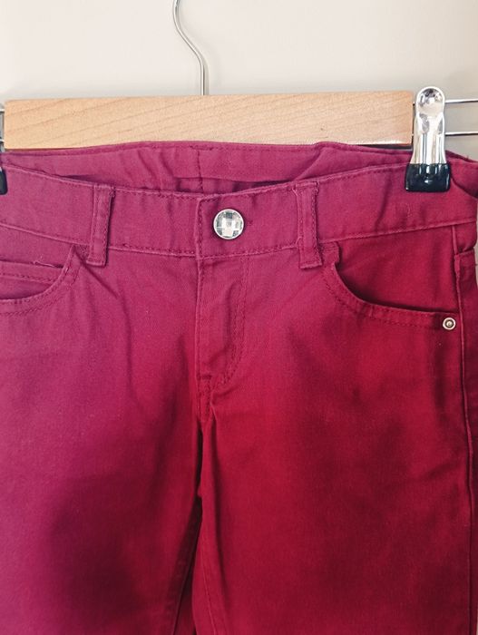 Spodnie dwie pary  roz 116 cm