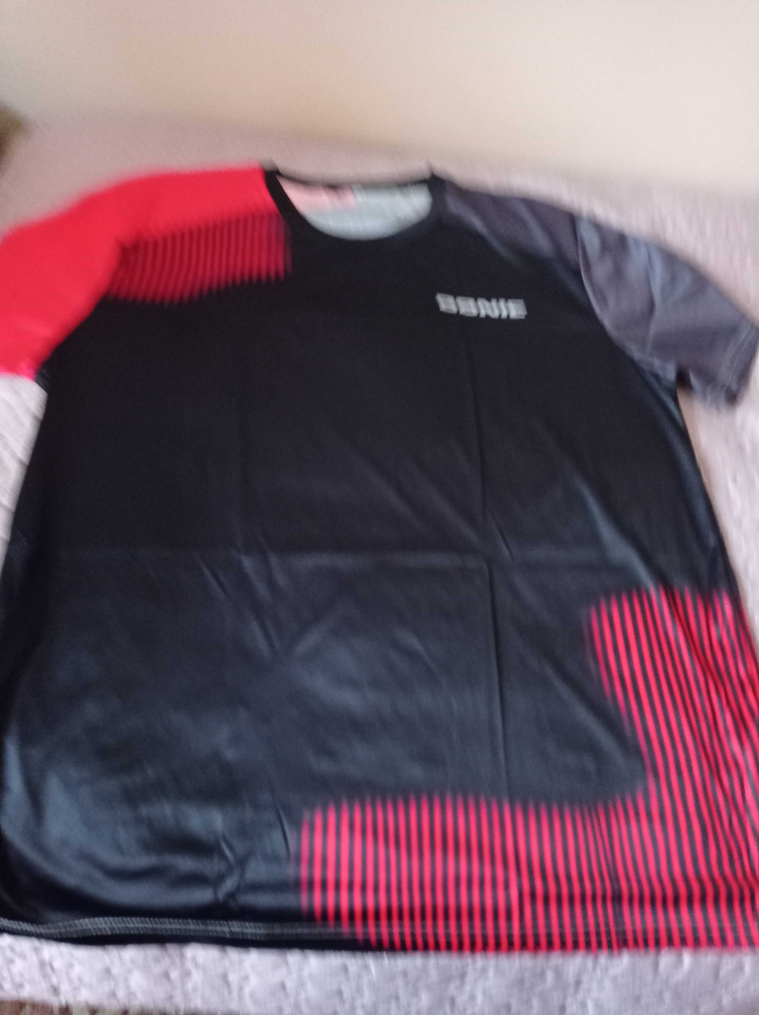 Męska Wygodna Koszulka Gradientowa, Graficzna Koszulka. 4 XL