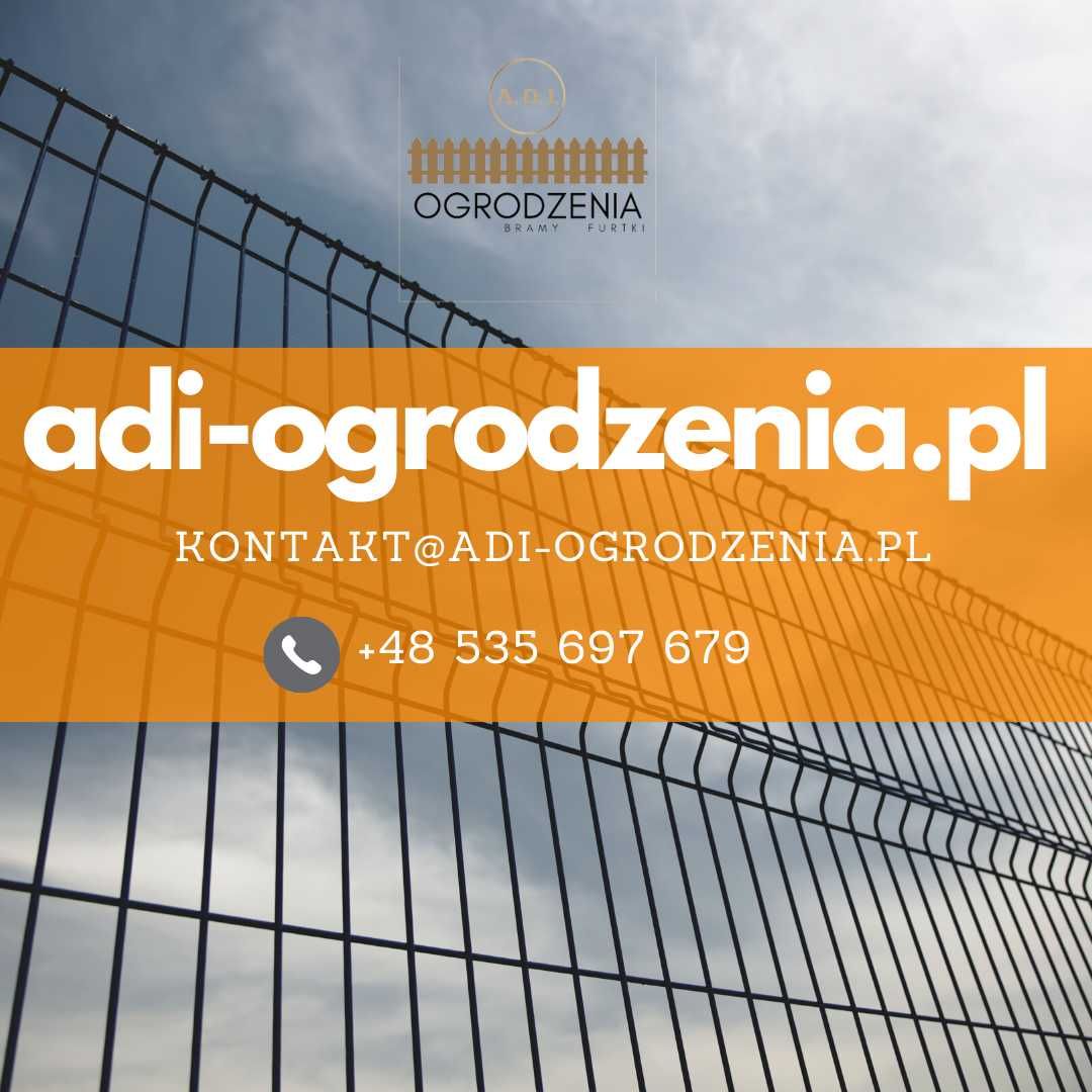 Ogrodzenia panelowe, z siatki, panel 3D, bramy furtki, KOMPLEKSOWO