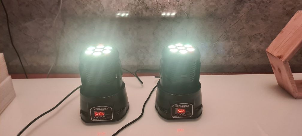 XPLED XYZ Mini-LED Moving Head Light – 7x10W RGBW / 18x3W RGB – Ruchom